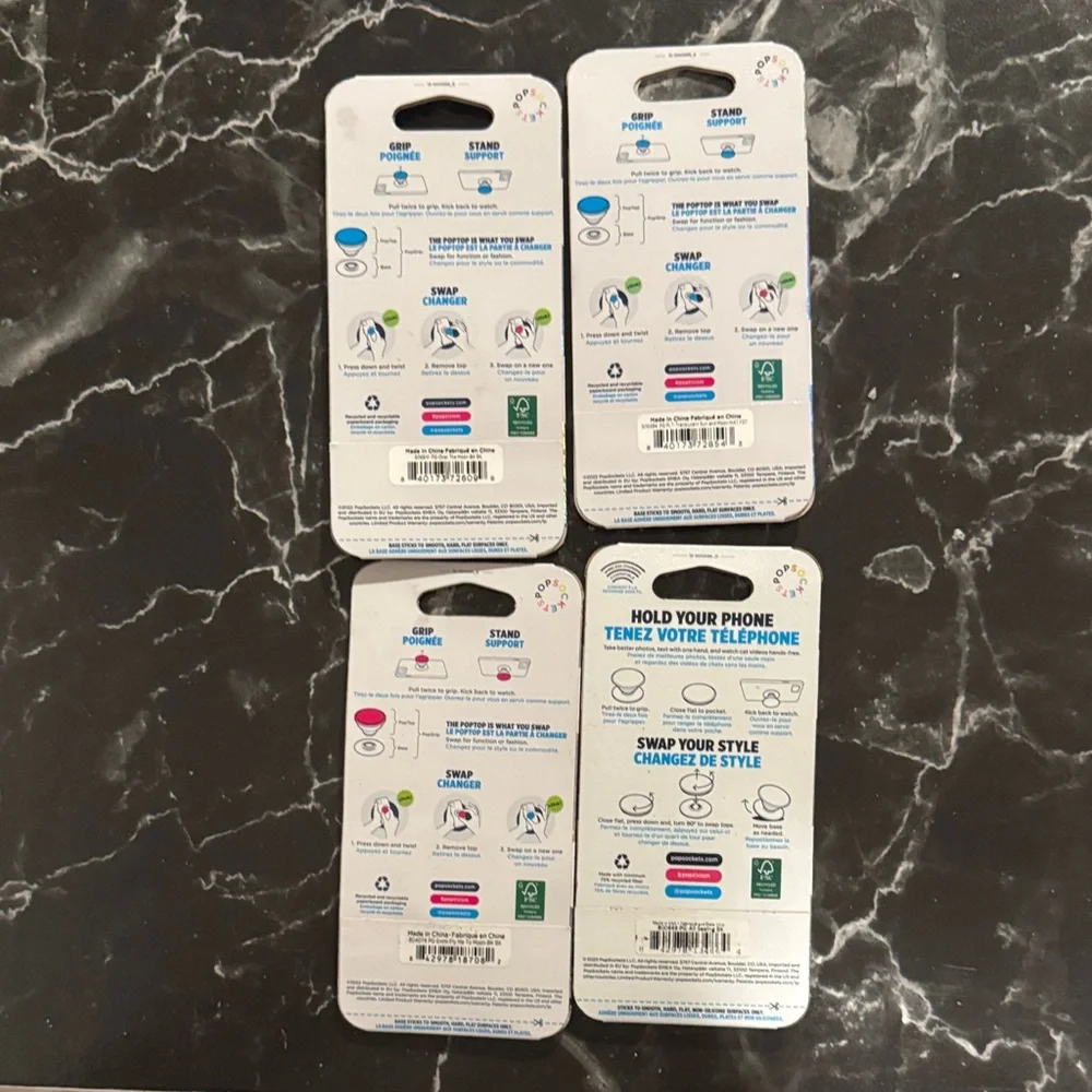 PopSocket PopGrip Set - Blue, Gold, Silver, Black Moons